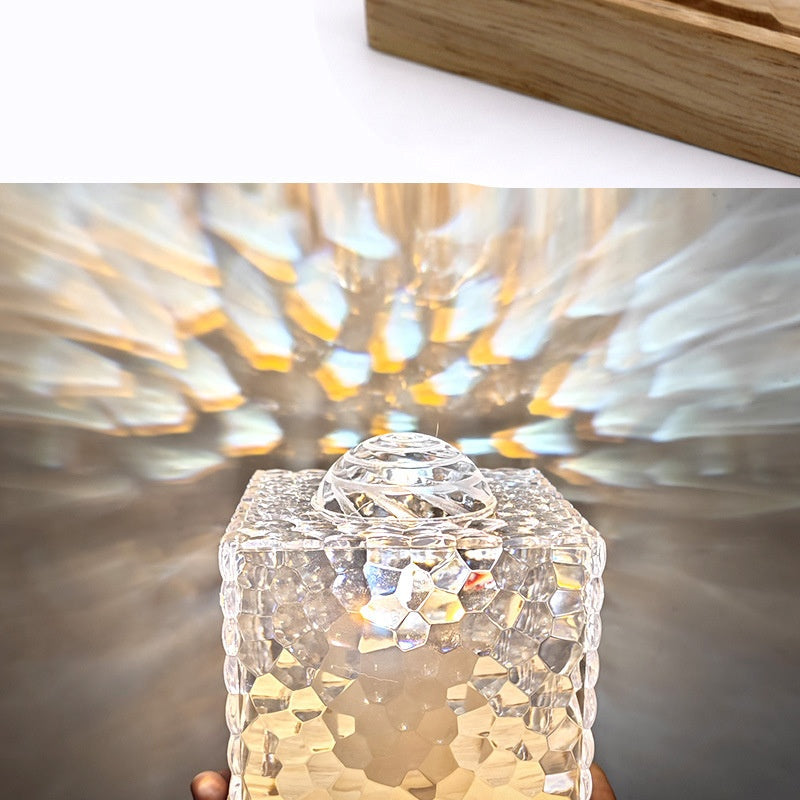 Rotating Water Ripple Small Night Lamp