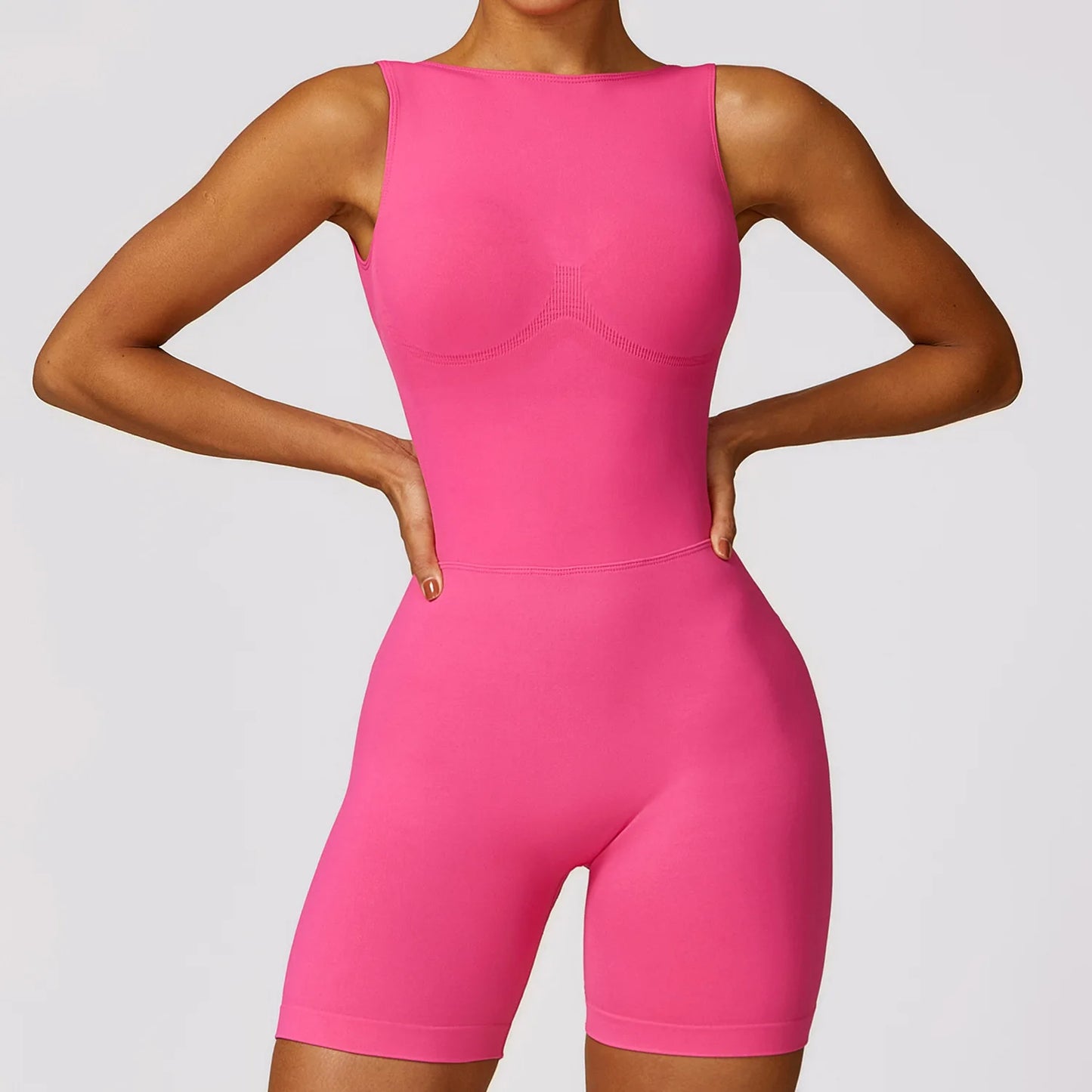 Seamless Fitness Low Back Bodysuits