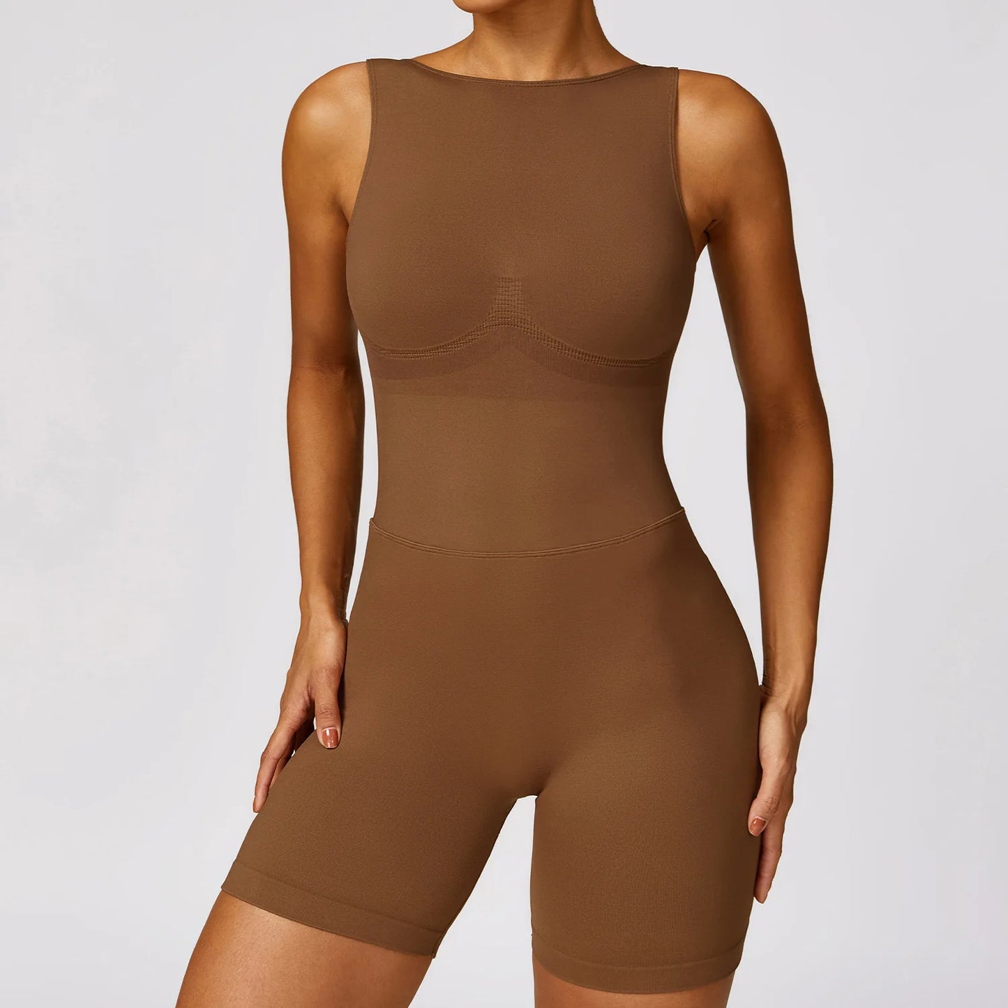 Seamless Fitness Low Back Bodysuits