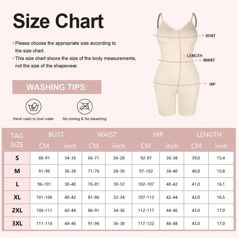 Mid-Thigh Tummy Control Backless Bodysuit Shapewear