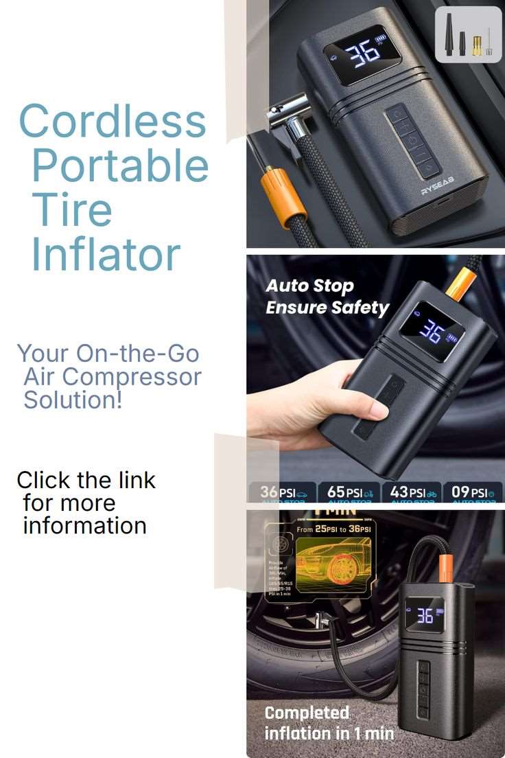 Smart Portable Electric Air Pump