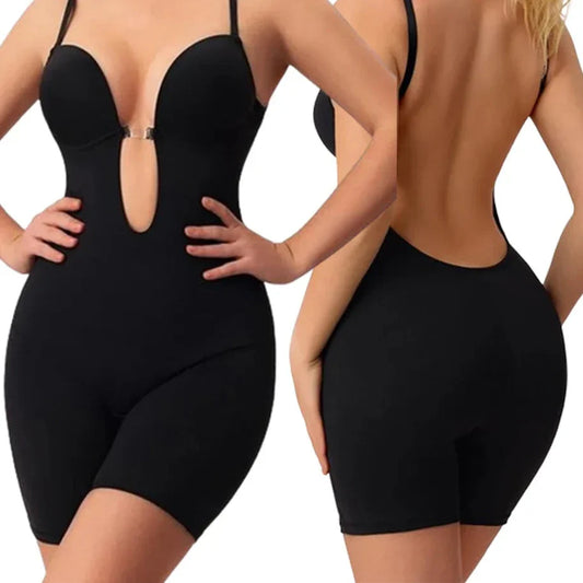 seamless backless bodysuit