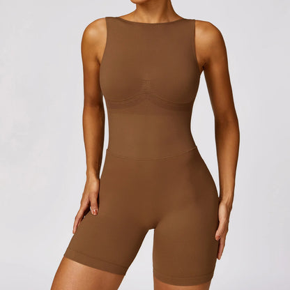 Seamless Fitness Low Back Bodysuits