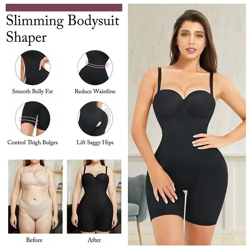 Slimming Belly Corset Backless Bodysuit Shapewear