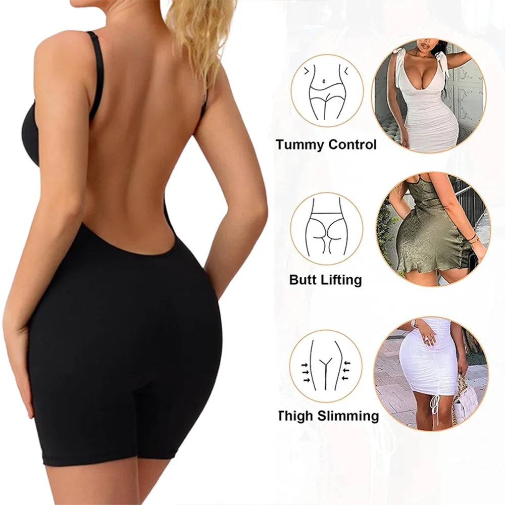 Sexy Women's Seamless Backless Bodysuit Shapewear