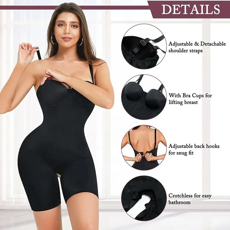 Slimming Belly Corset Backless Bodysuit Shapewear