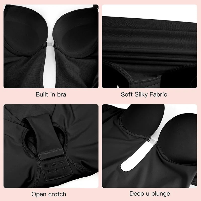 Sexy Women's Seamless Backless Bodysuit Shapewear