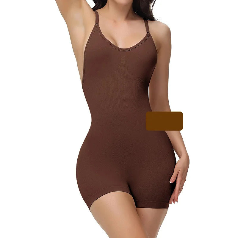 Criss Cross Backless Bodysuits Shapewear