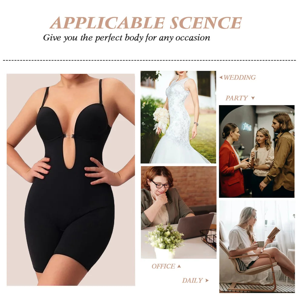 Sexy Women's Seamless Backless Bodysuit Shapewear