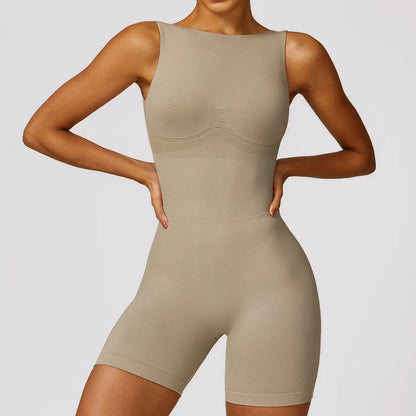 Seamless Fitness Low Back Bodysuits